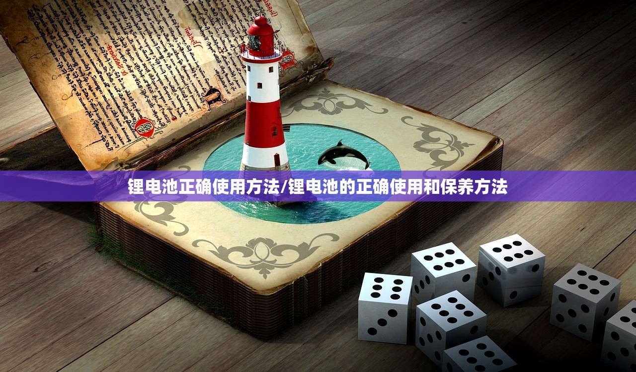 锂电池正确使用方法/锂电池的正确使用和保养方法