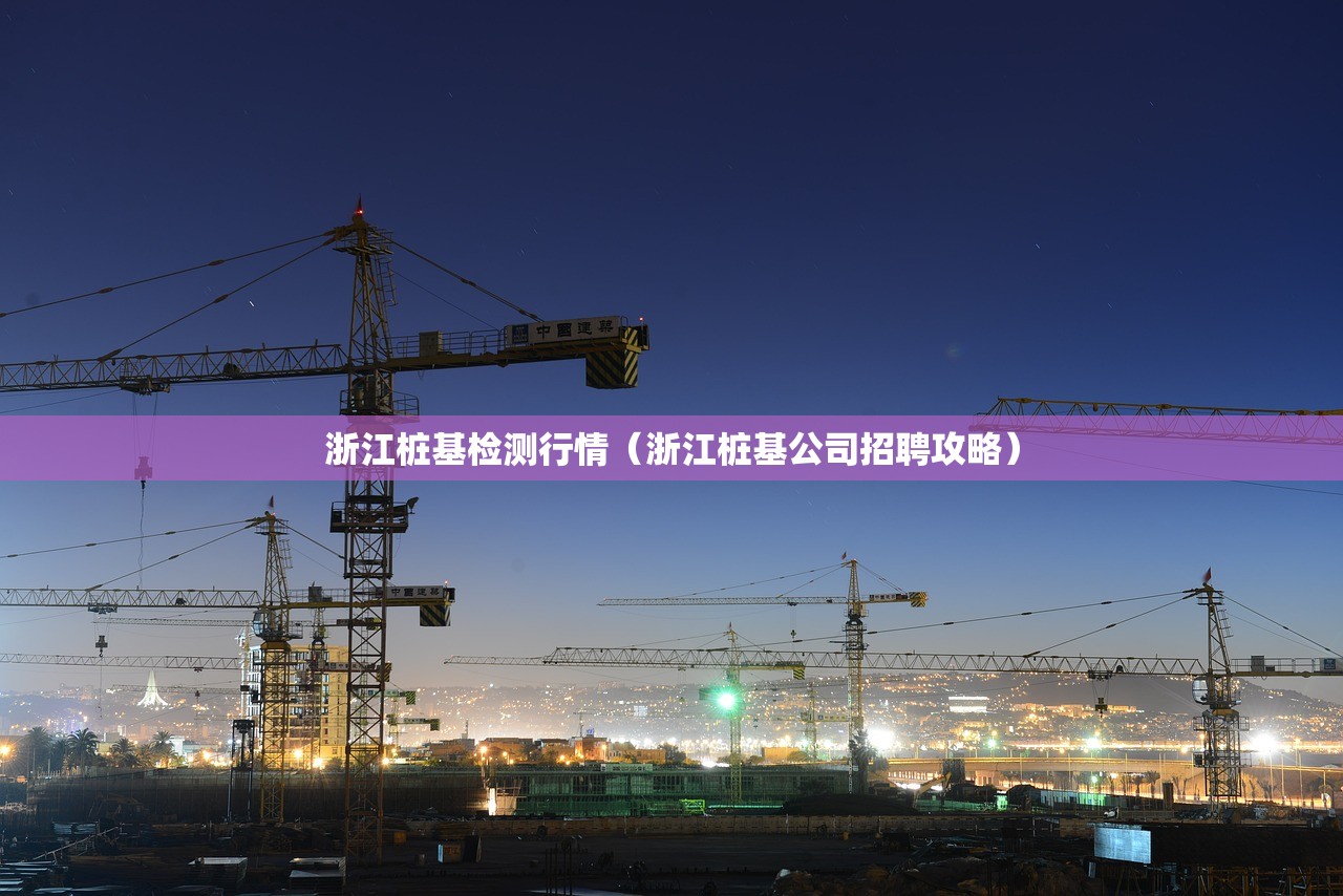 浙江桩基检测行情(浙江桩基公司招聘攻略) 浙江桩基检测行情(浙江桩基公司招聘攻略)