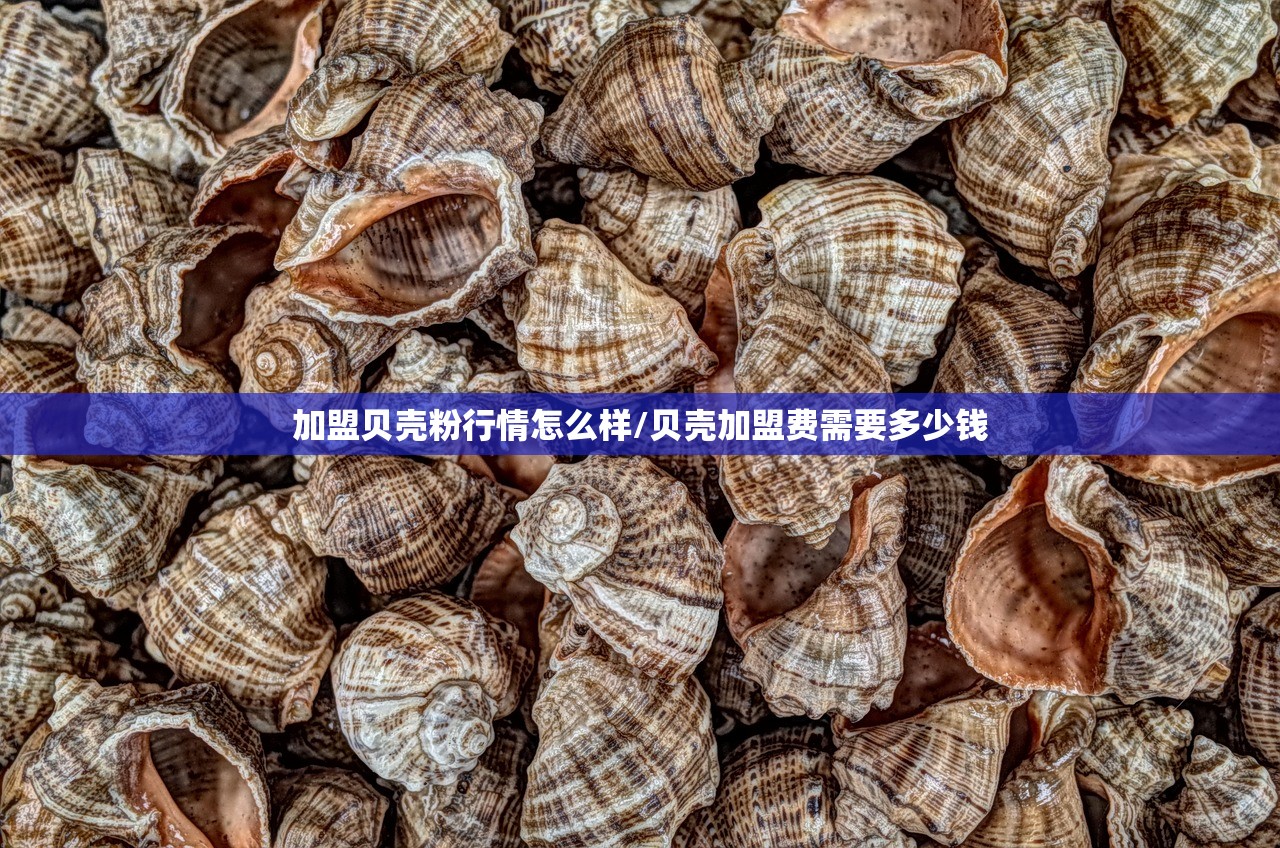 加盟贝壳粉行情怎么样/贝壳加盟费需要多少钱