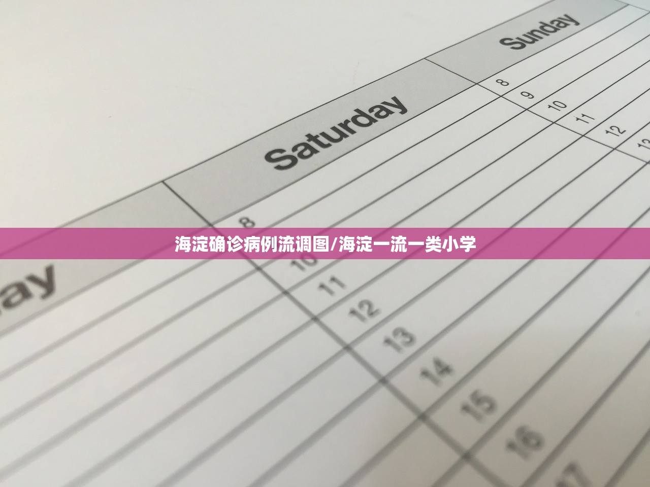 海淀确诊病例流调图/海淀一流一类小学