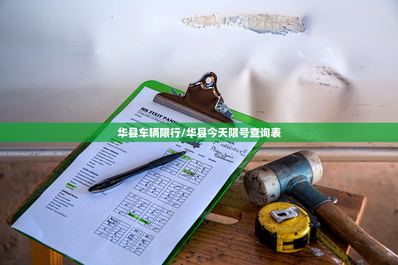 华县车辆限行/华县今天限号查询表