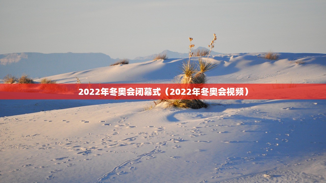2022年冬奥会闭幕式（2022年冬奥会视频）