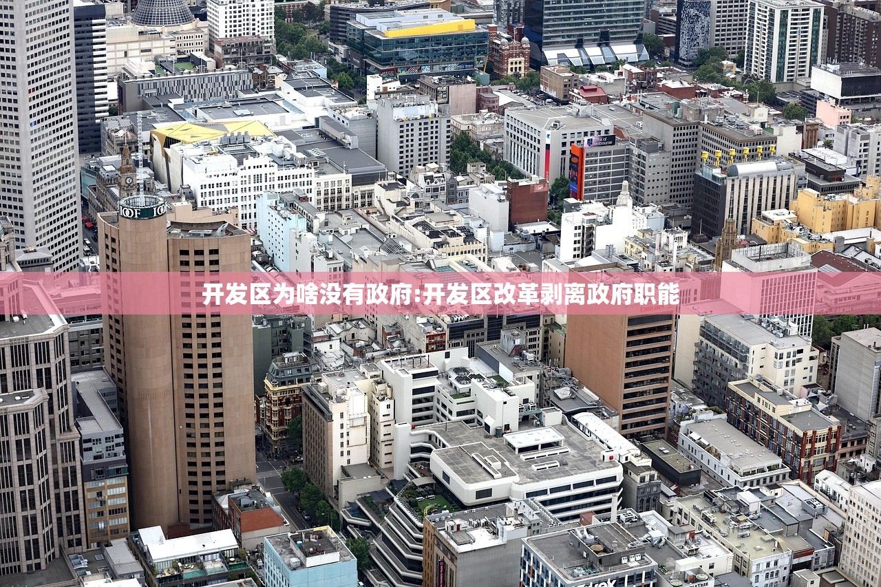 开发区为啥没有政府:开发区改革剥离政府职能